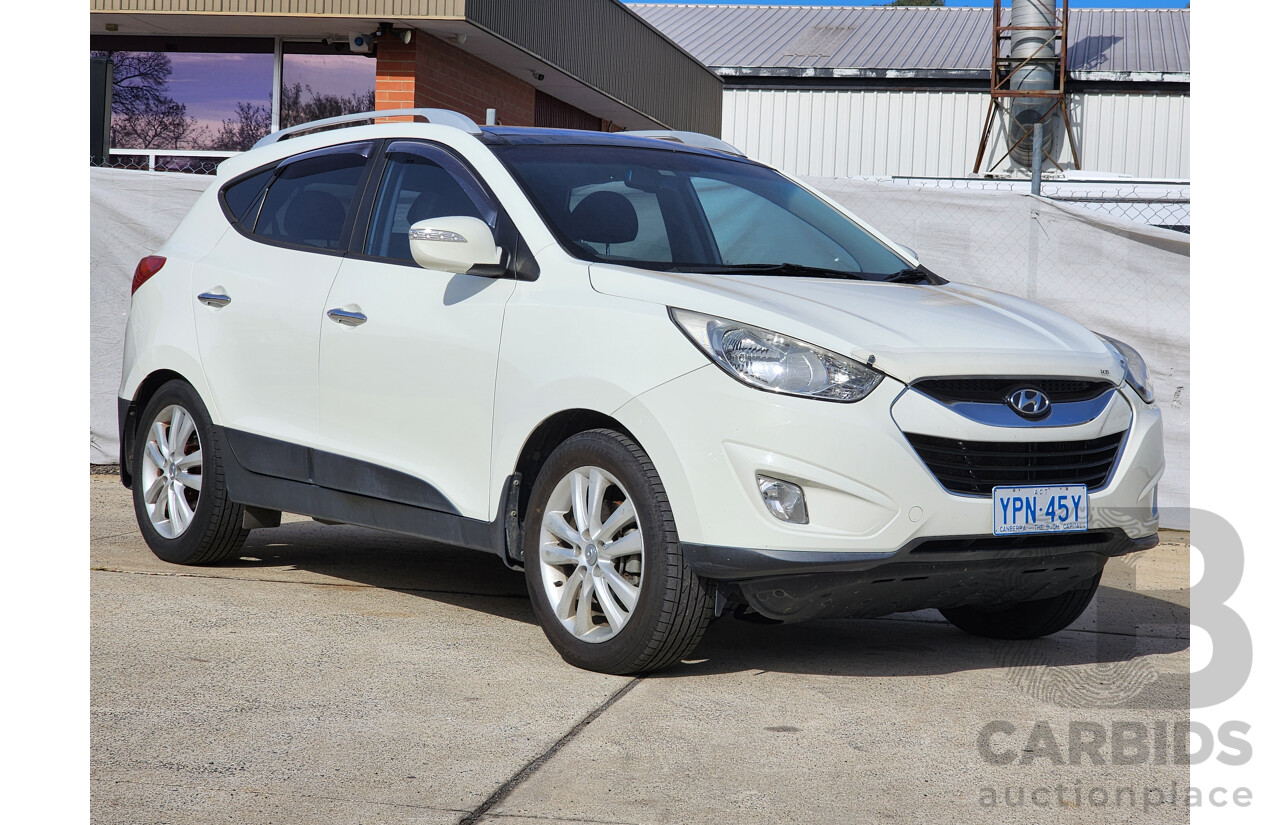 3/2012 Hyundai Ix35 Highlander (awd) LM MY11 4d Wagon White 2.0L