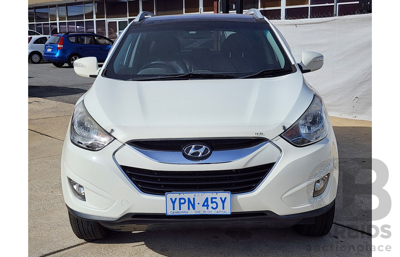 3/2012 Hyundai Ix35 Highlander (awd) LM MY11 4d Wagon White 2.0L