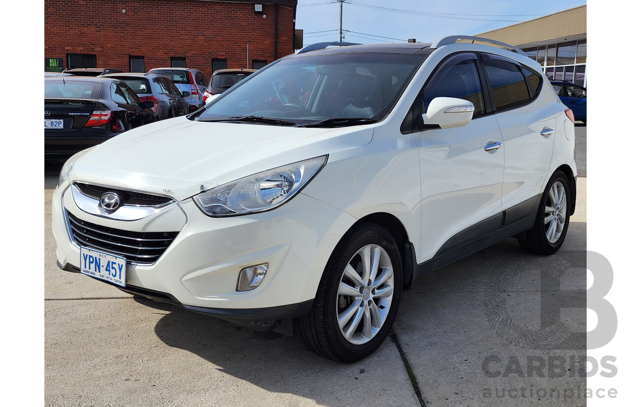 3/2012 Hyundai Ix35 Highlander (awd) LM MY11 4d Wagon White 2.0L