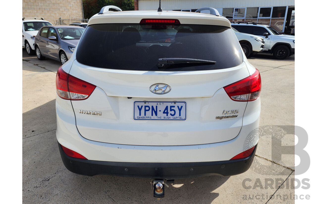 3/2012 Hyundai Ix35 Highlander (awd) LM MY11 4d Wagon White 2.0L