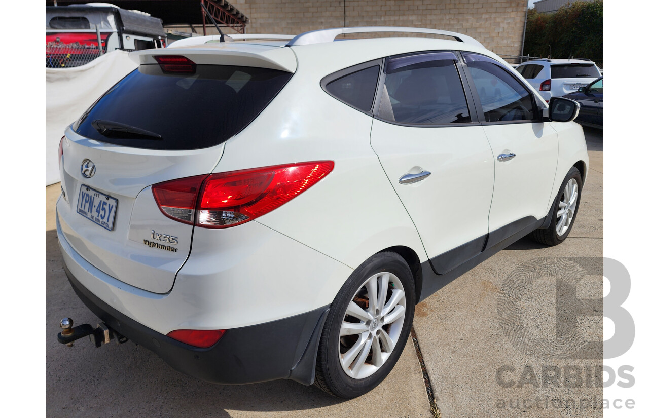 3/2012 Hyundai Ix35 Highlander (awd) LM MY11 4d Wagon White 2.0L