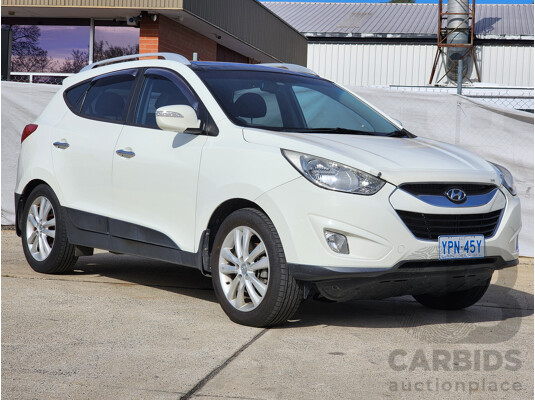 3/2012 Hyundai Ix35 Highlander (awd) LM MY11 4d Wagon White 2.0L