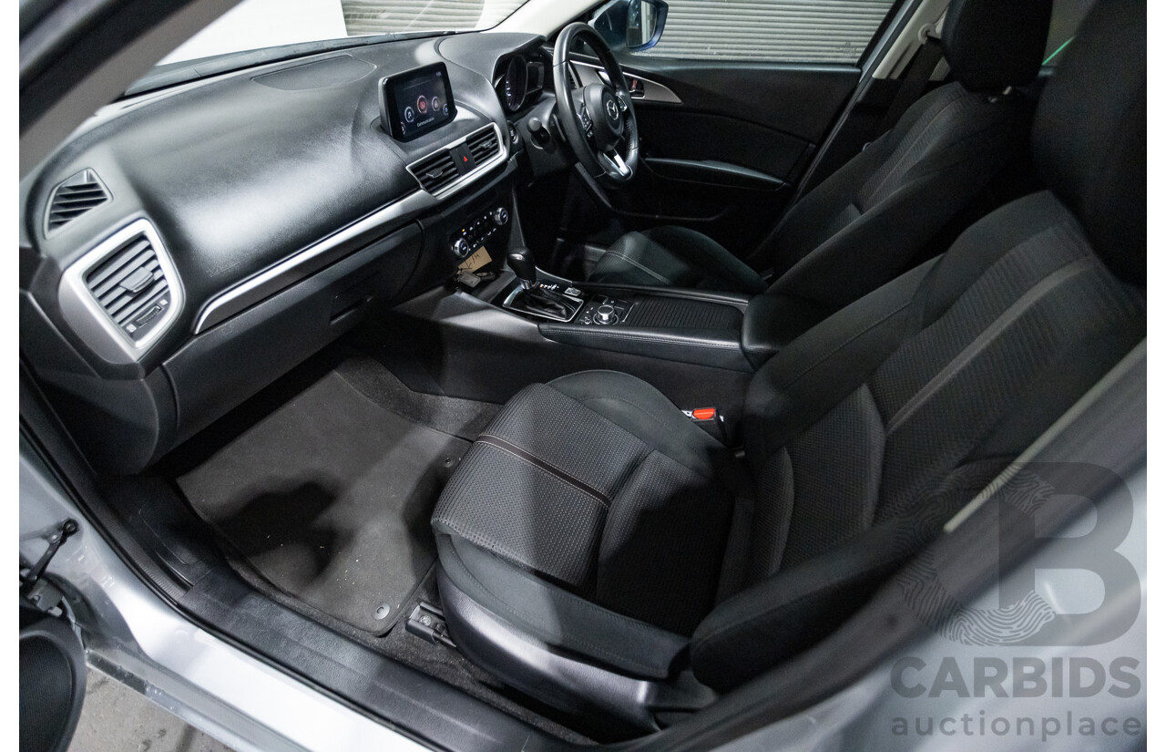 03/2018 Mazda Mazda3 MAXX SPORT BN MY18 5D Hatchback Sonic Silver 2.0L