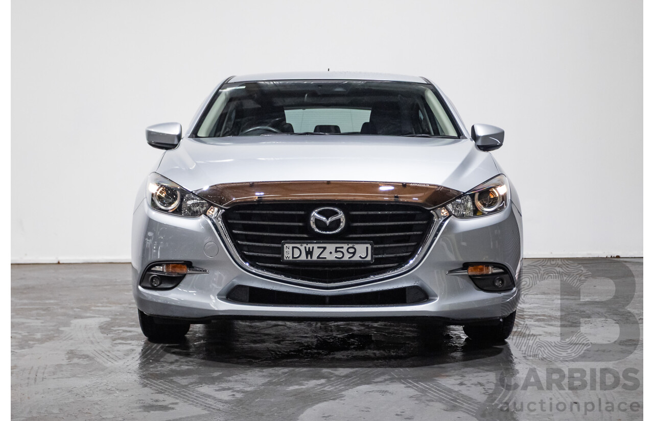 03/2018 Mazda Mazda3 MAXX SPORT BN MY18 5D Hatchback Sonic Silver 2.0L