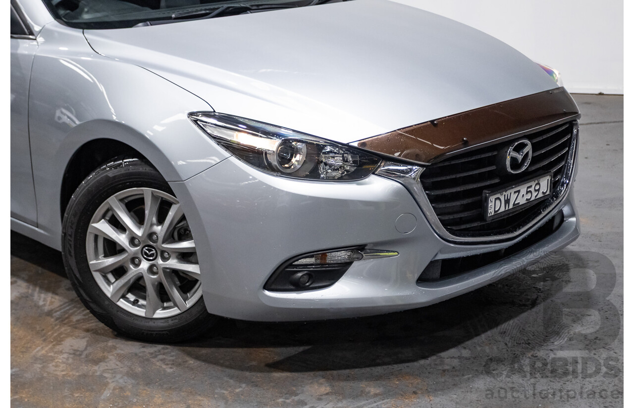 03/2018 Mazda Mazda3 MAXX SPORT BN MY18 5D Hatchback Sonic Silver 2.0L