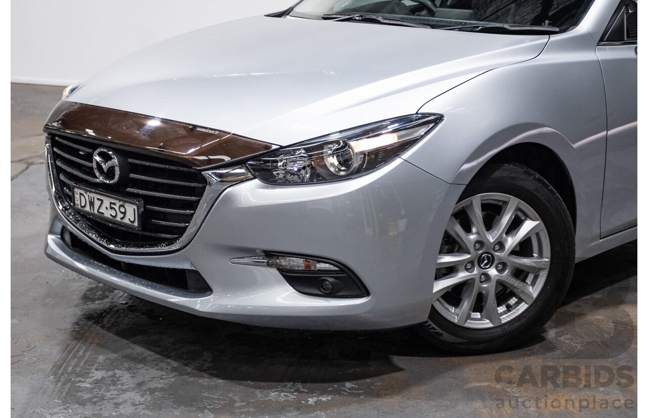 03/2018 Mazda Mazda3 MAXX SPORT BN MY18 5D Hatchback Sonic Silver 2.0L
