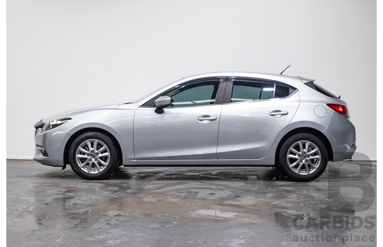 03/2018 Mazda Mazda3 MAXX SPORT BN MY18 5D Hatchback Sonic Silver 2.0L