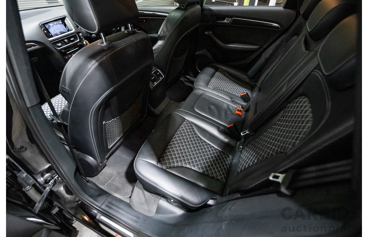 10/2016 Audi SQ5 3.0 TDI Quattro (AWD) 8R MY16 5D Wagon Panther Black Twin Turbo Diesel 3.0L