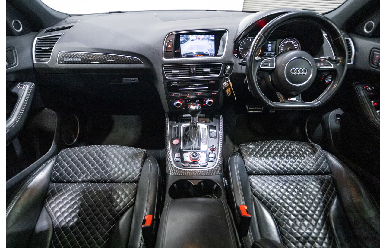10/2016 Audi SQ5 3.0 TDI Quattro (AWD) 8R MY16 5D Wagon Panther Black Twin Turbo Diesel 3.0L