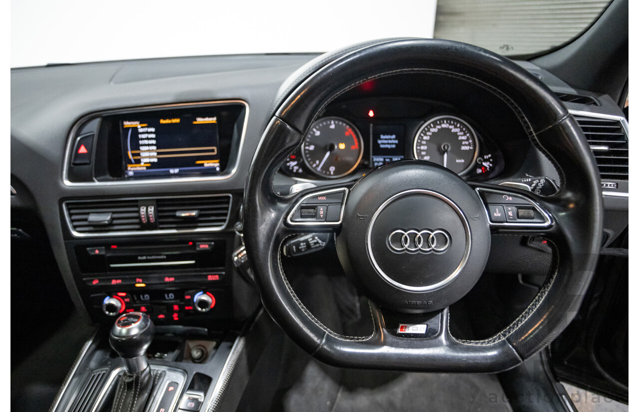 10/2016 Audi SQ5 3.0 TDI Quattro (AWD) 8R MY16 5D Wagon Panther Black Twin Turbo Diesel 3.0L
