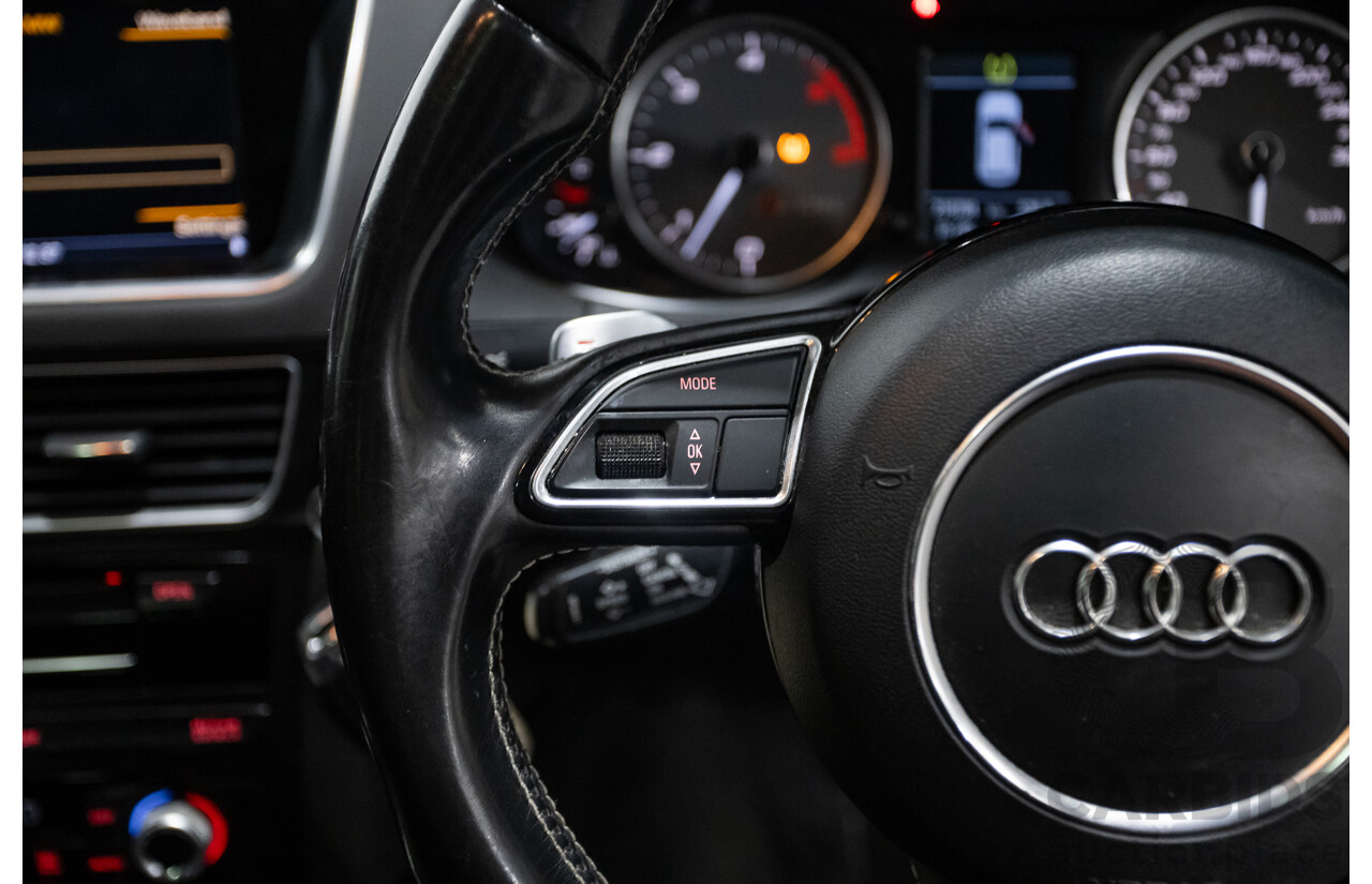 10/2016 Audi SQ5 3.0 TDI Quattro (AWD) 8R MY16 5D Wagon Panther Black Twin Turbo Diesel 3.0L