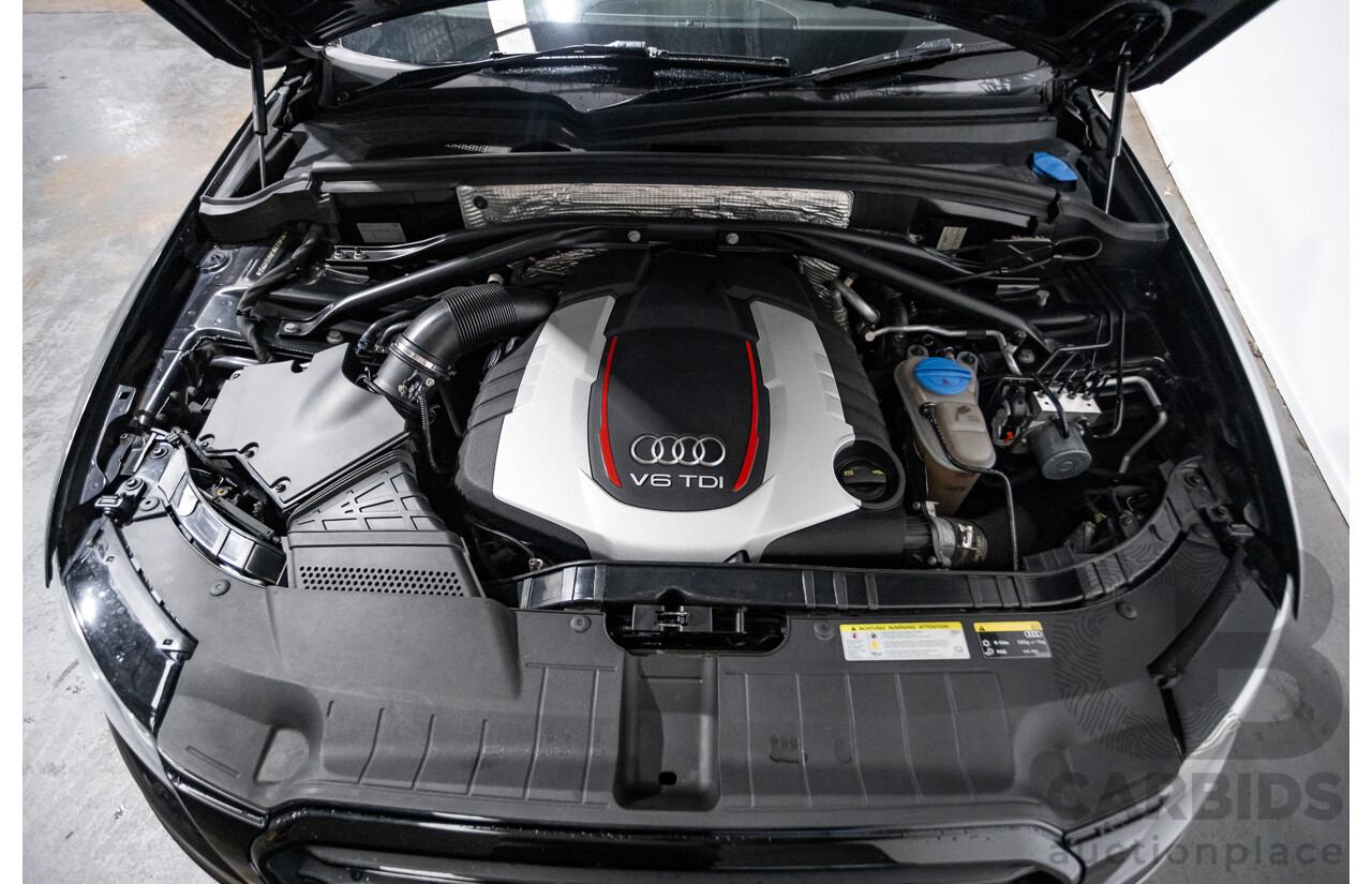 10/2016 Audi SQ5 3.0 TDI Quattro (AWD) 8R MY16 5D Wagon Panther Black Twin Turbo Diesel 3.0L