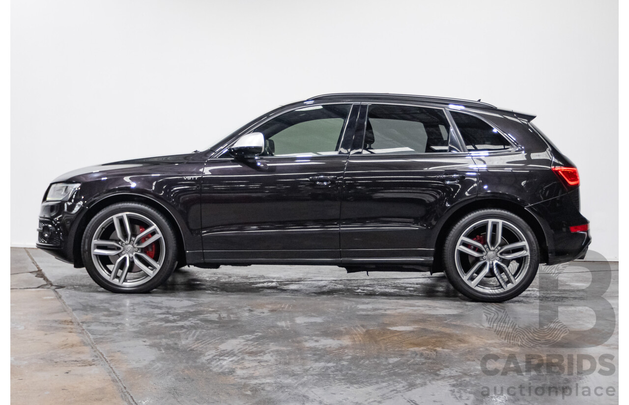 10/2016 Audi SQ5 3.0 TDI Quattro (AWD) 8R MY16 5D Wagon Panther Black Twin Turbo Diesel 3.0L