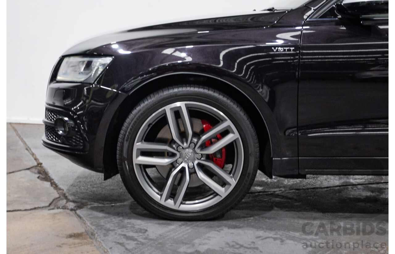 10/2016 Audi SQ5 3.0 TDI Quattro (AWD) 8R MY16 5D Wagon Panther Black Twin Turbo Diesel 3.0L