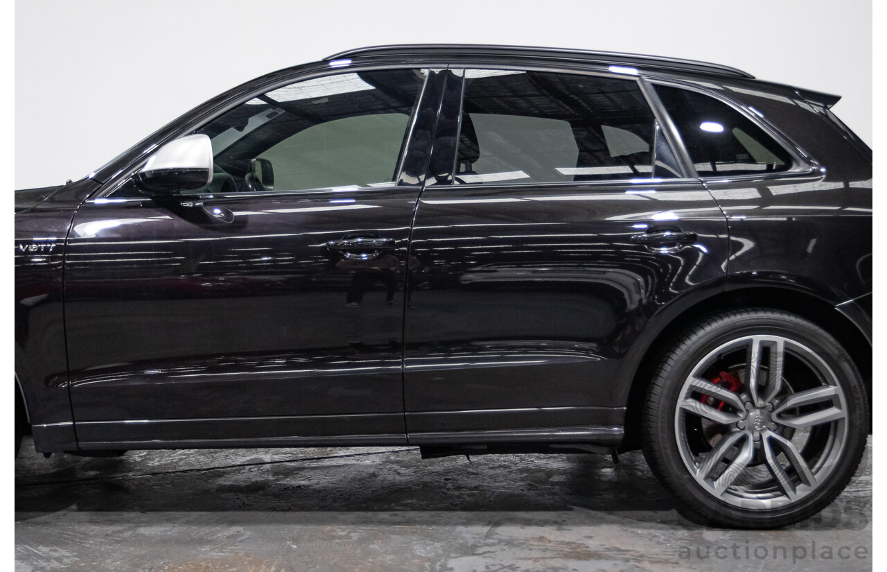 10/2016 Audi SQ5 3.0 TDI Quattro (AWD) 8R MY16 5D Wagon Panther Black Twin Turbo Diesel 3.0L