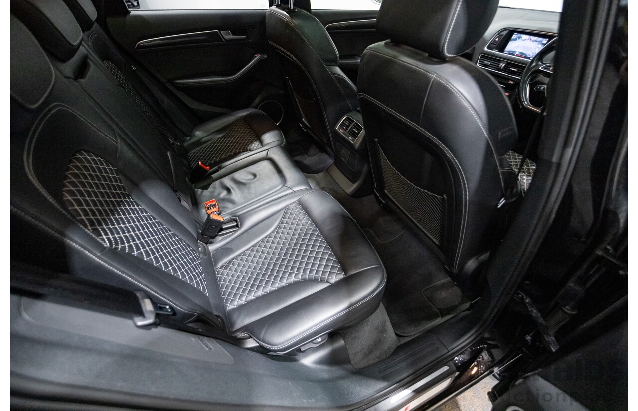 10/2016 Audi SQ5 3.0 TDI Quattro (AWD) 8R MY16 5D Wagon Panther Black Twin Turbo Diesel 3.0L
