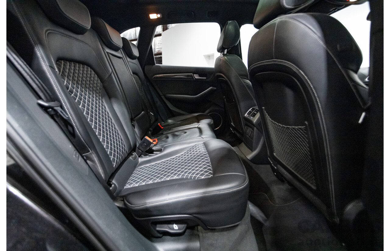 10/2016 Audi SQ5 3.0 TDI Quattro (AWD) 8R MY16 5D Wagon Panther Black Twin Turbo Diesel 3.0L
