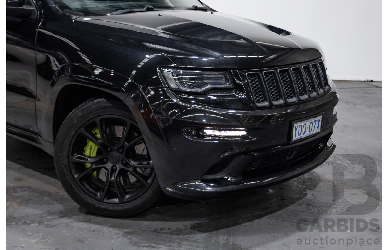 11/2013 Jeep Grand Cherokee SRT 8 (4x4) AWD WK MY13 4D Wagon Black 6.4L