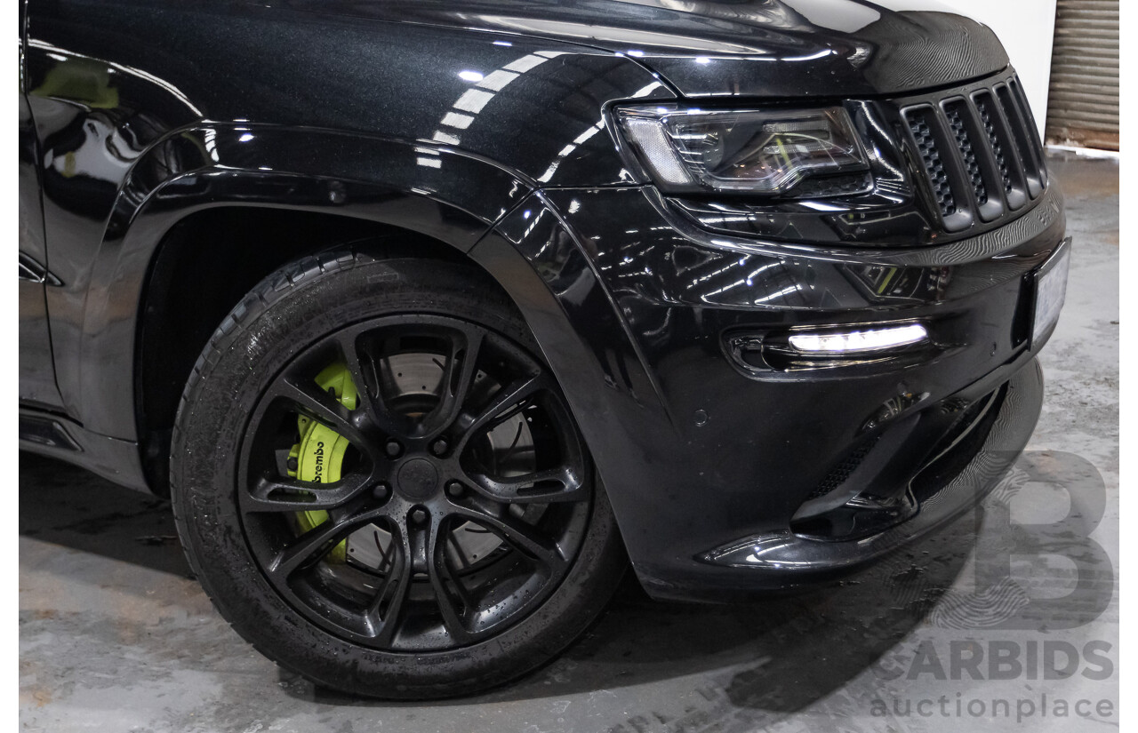 11/2013 Jeep Grand Cherokee SRT 8 (4x4) AWD WK MY13 4D Wagon Black 6.4L