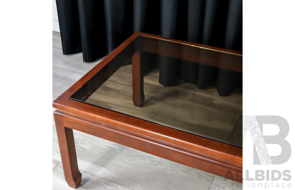 Modern Parker Glass Coffee Table