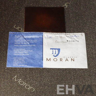 Moran Leather Three Seater Lounge