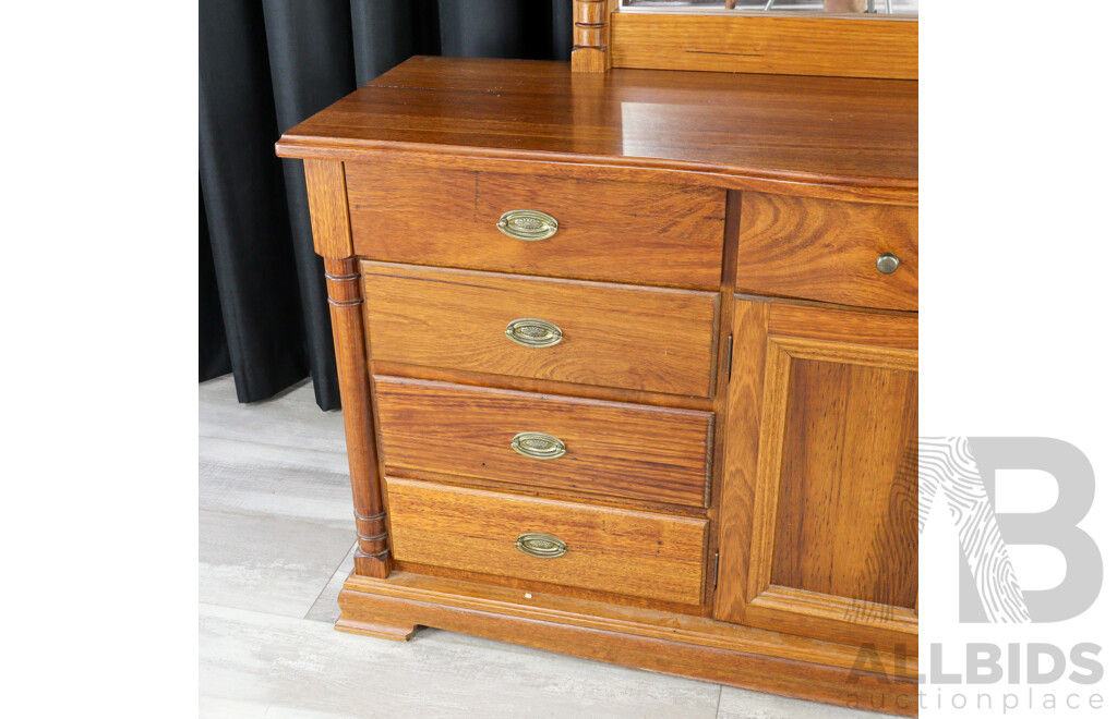 Mirrored Back Dressing Chest by Wentworth Furniture Company