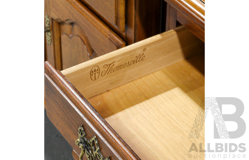 Mirrored Back Dressing Chest by Wentworth Furniture Company