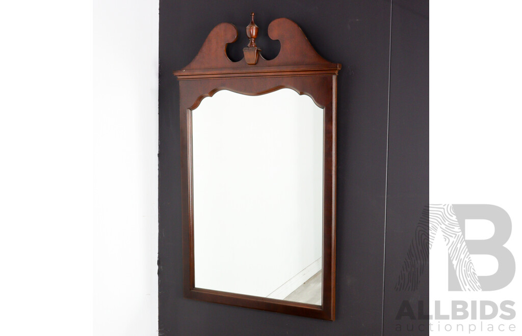 Carleton Cherry Timber Framed Mirror by Drexel