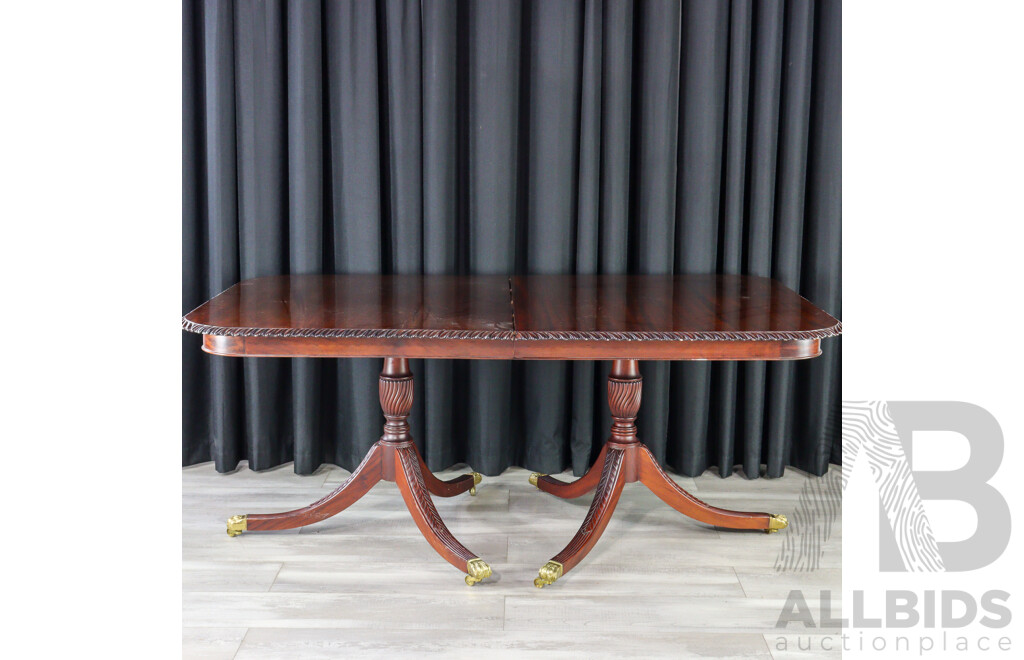 Reproduction Hepplewhite Style Seven Piece Dining Suite