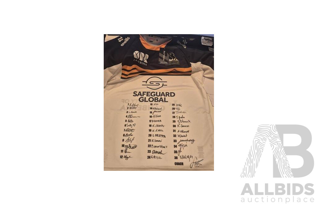 Signed Brumbies W Jersey