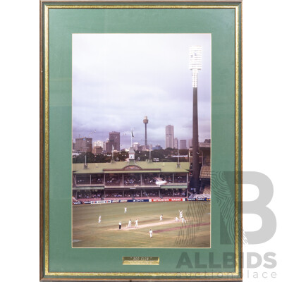 Framed Photo -  '300 Club'  Second Test Australia v South Africa, Sydney Cricket Ground 1997-98
