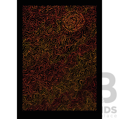 Artwork - Waterhole (Red) By Sarrita King