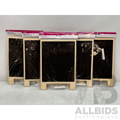 Anko Mini Black Board Easel - Brand New - Lot of 7
