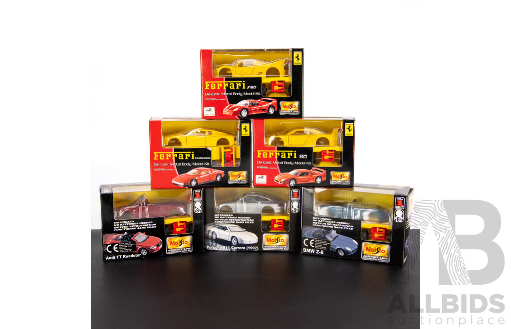 Six Maisto Assembly Line Diecast - Lot 1617808 | EHVA