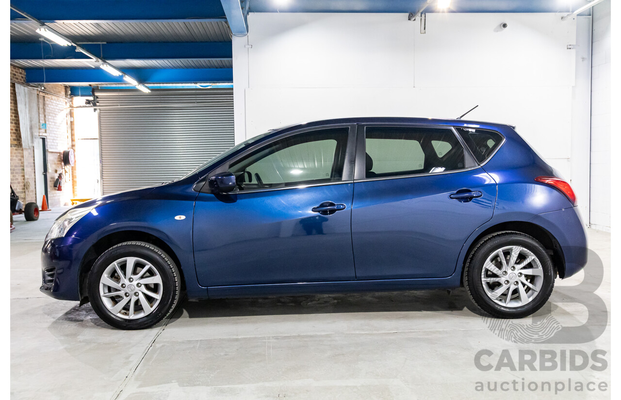 10/2015 Nissan Pulsar ST C12 Series 2 5d Hatchback Deep Sapphire Metallic 1.8L