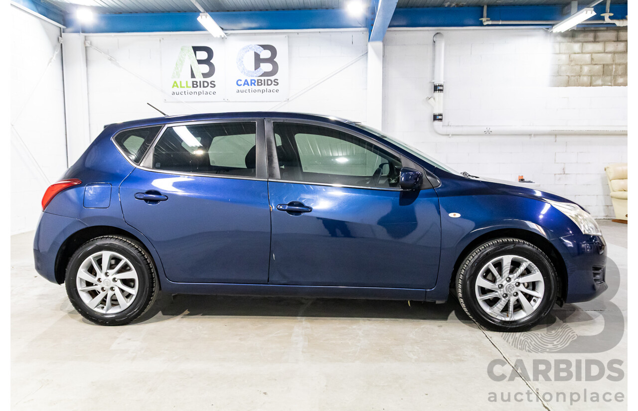 10/2015 Nissan Pulsar ST C12 Series 2 5d Hatchback Deep Sapphire Metallic 1.8L