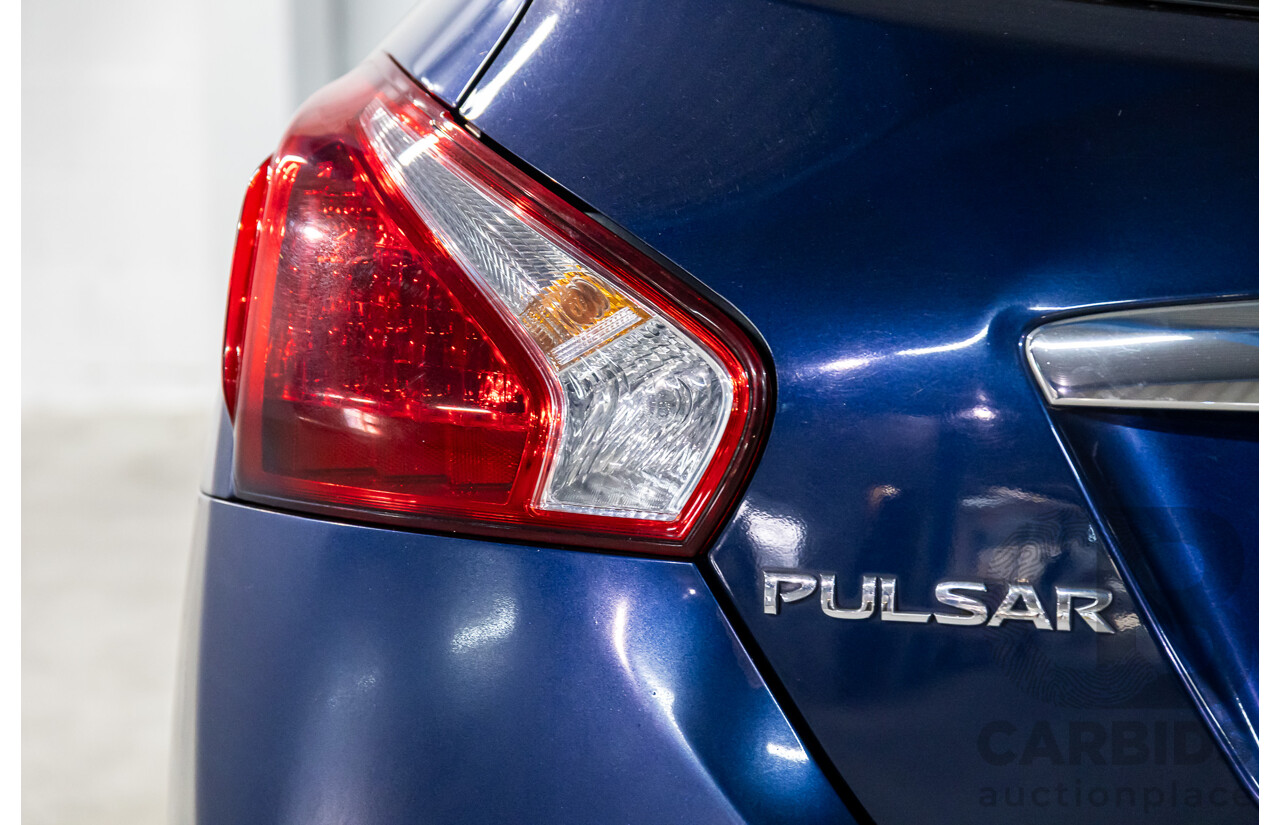 10/2015 Nissan Pulsar ST C12 Series 2 5d Hatchback Deep Sapphire Metallic 1.8L