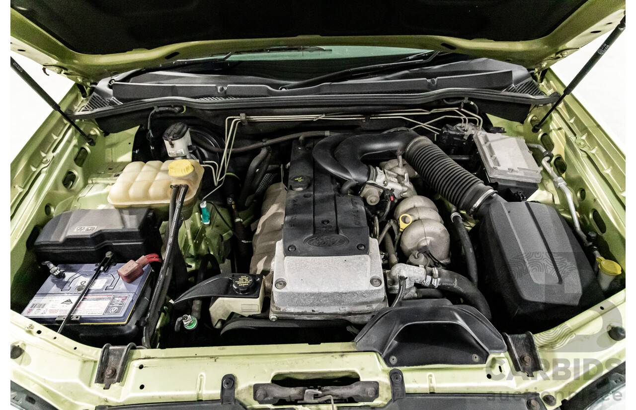 2/2005 Ford Territory TS (RWD) SX 4d Wagon Zest Green Metallic 4.0L - 7 Seater
