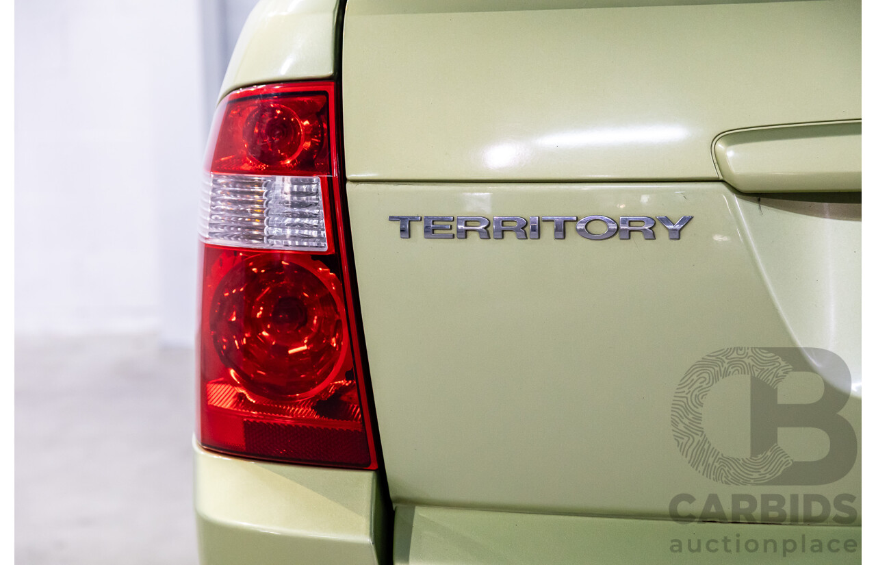2/2005 Ford Territory TS (RWD) SX 4d Wagon Zest Green Metallic 4.0L - 7 Seater