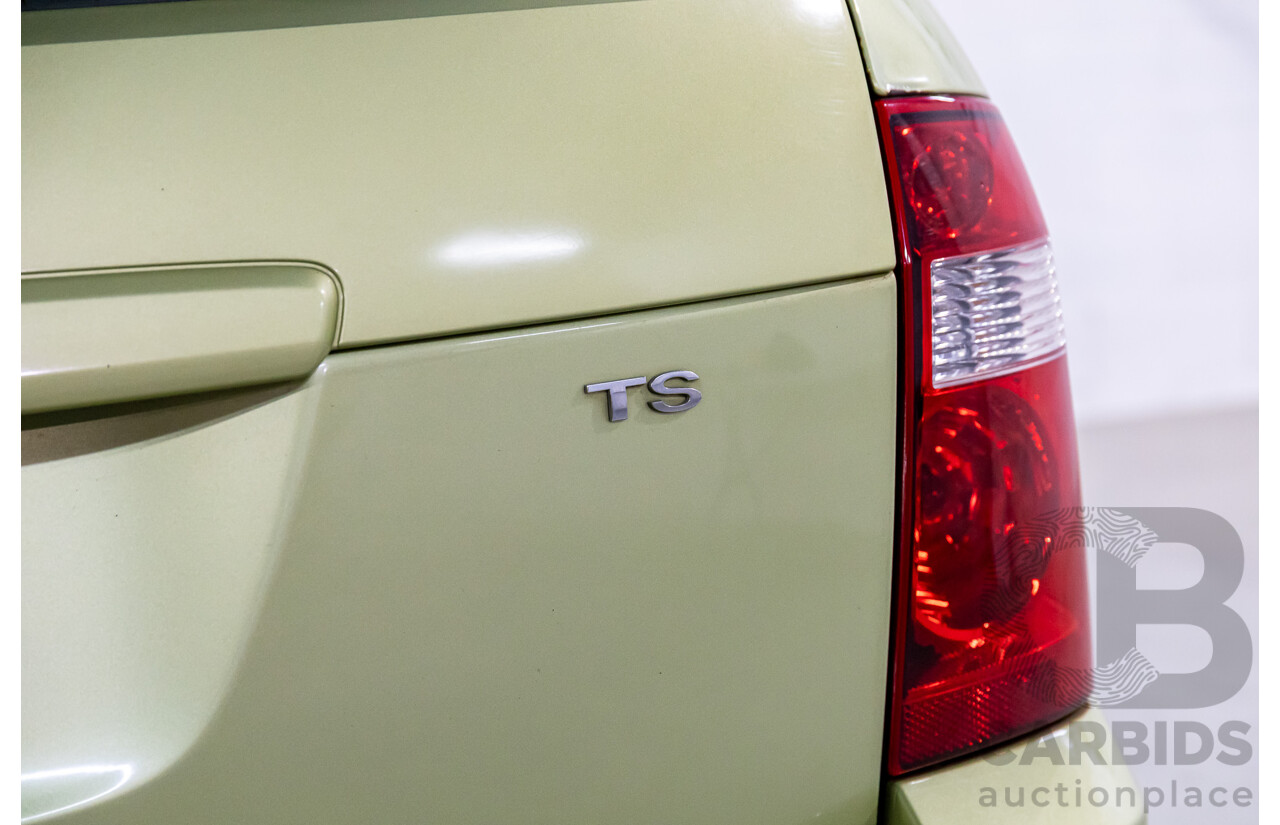 2/2005 Ford Territory TS (RWD) SX 4d Wagon Zest Green Metallic 4.0L - 7 Seater