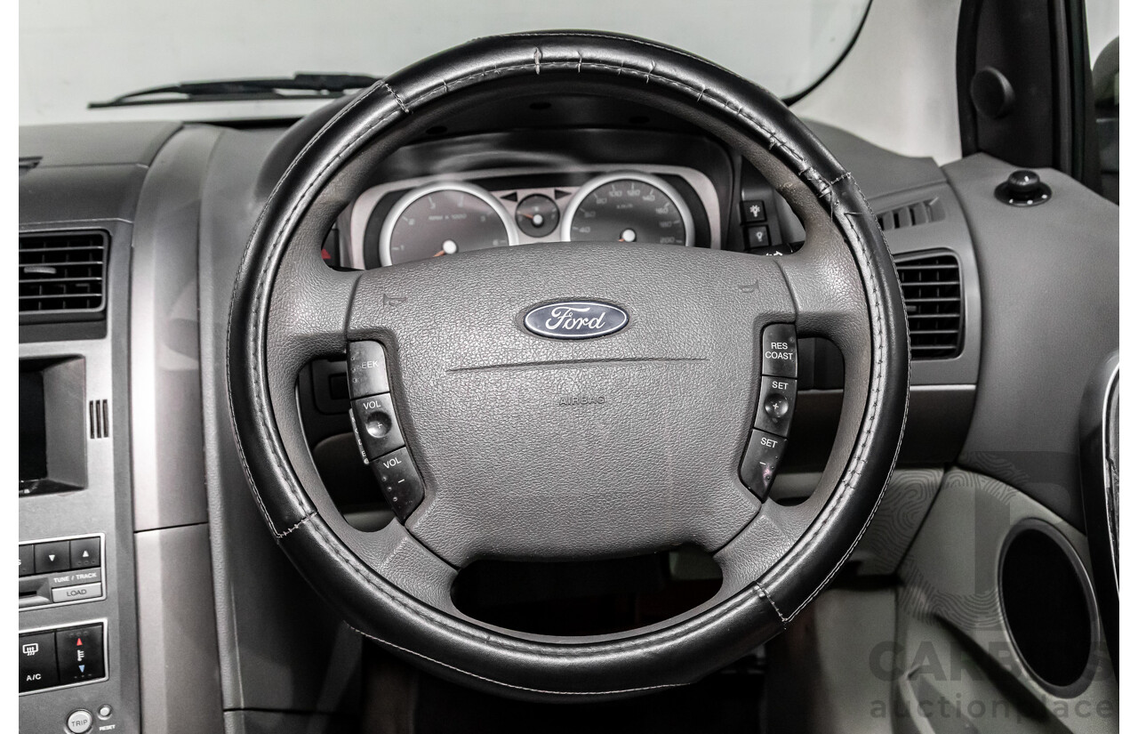 2/2005 Ford Territory TS (RWD) SX 4d Wagon Zest Green Metallic 4.0L - 7 Seater