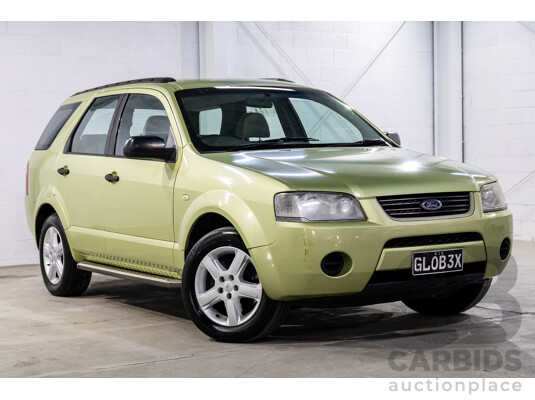 2/2005 Ford Territory TS (RWD) SX 4d Wagon Zest Green Metallic 4.0L - 7 Seater