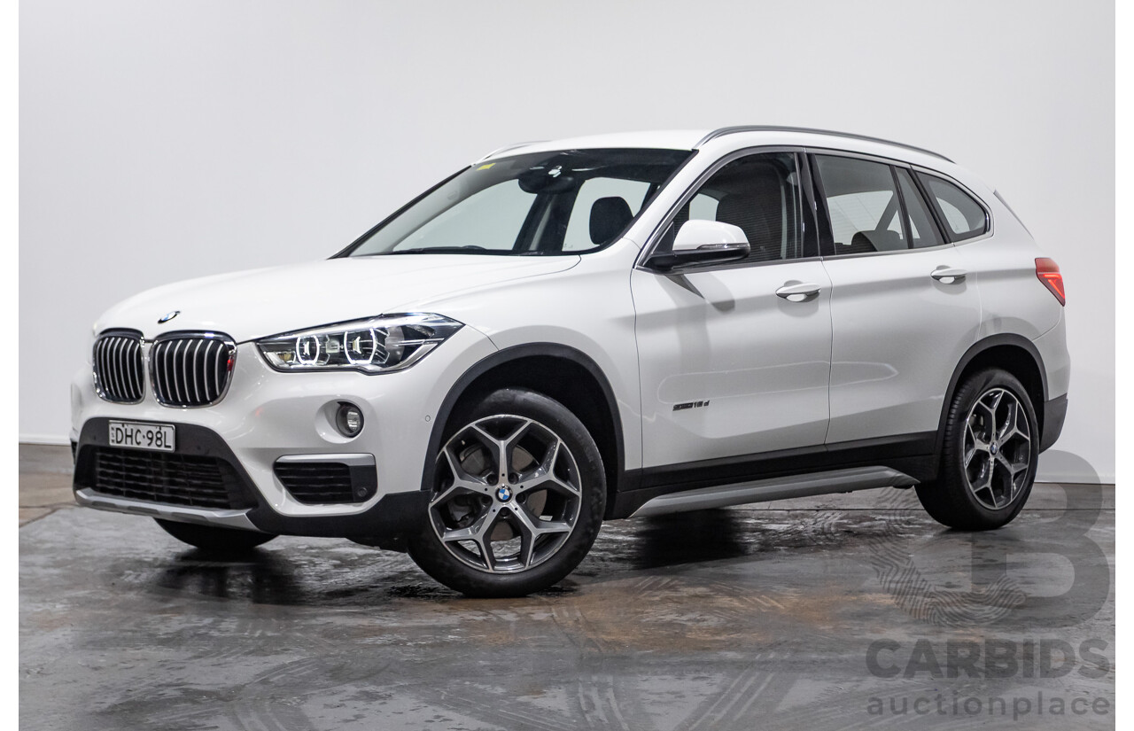 06/2016 BMW X1 sDrive 18d F48 4D Wagon White Turbo Diesel 2.0L