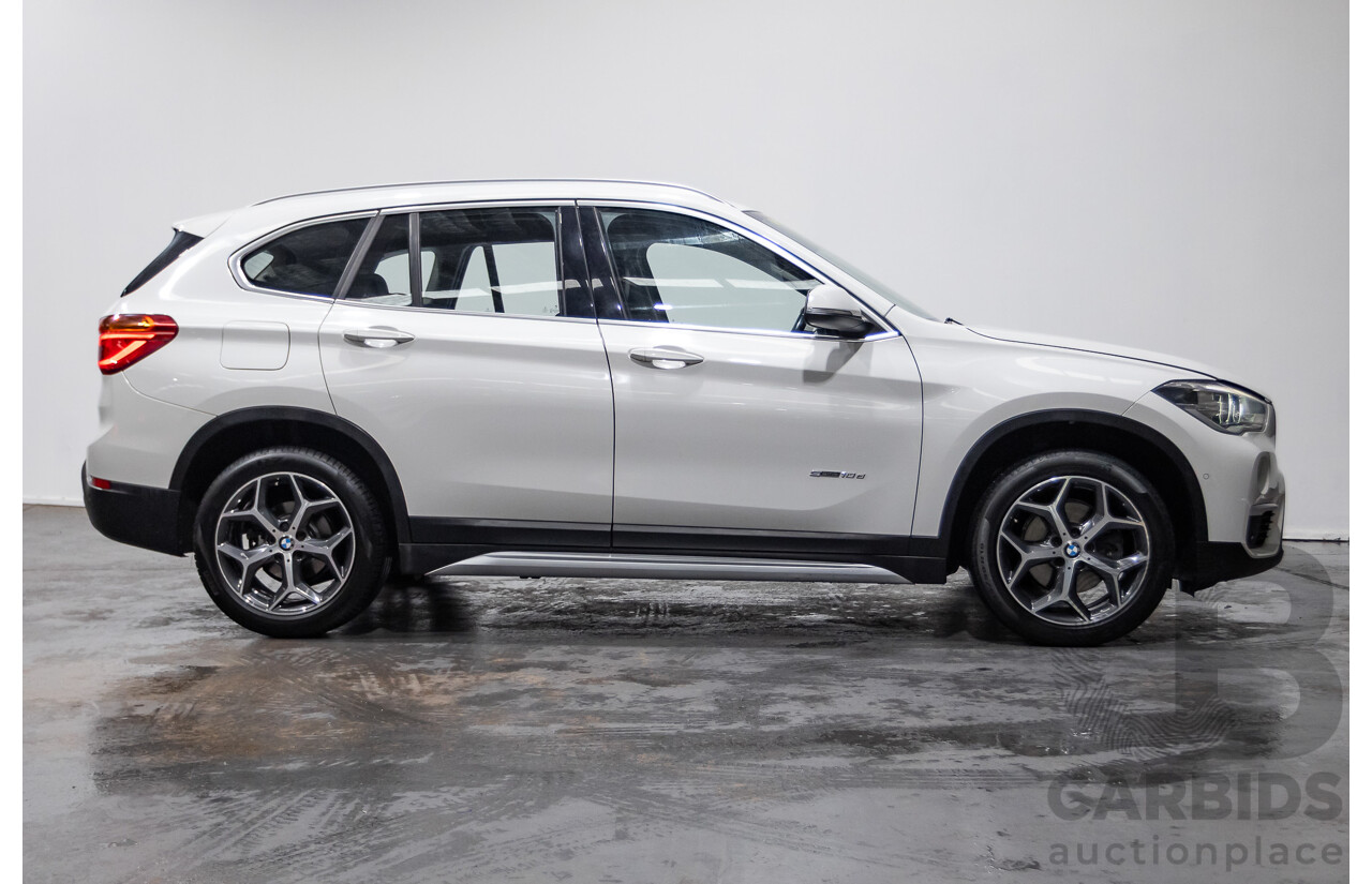 06/2016 BMW X1 sDrive 18d F48 4D Wagon White Turbo Diesel 2.0L