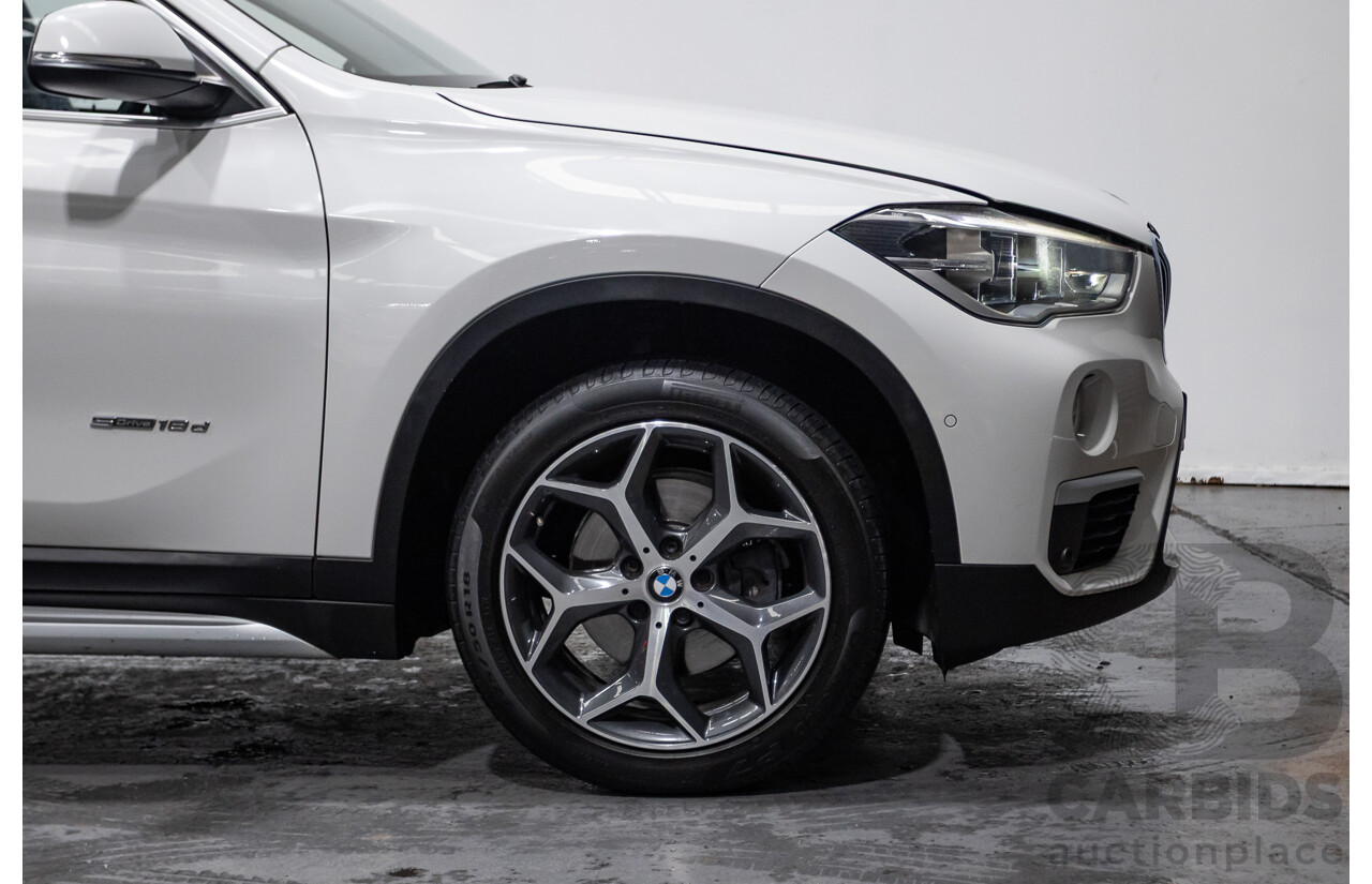 06/2016 BMW X1 sDrive 18d F48 4D Wagon White Turbo Diesel 2.0L
