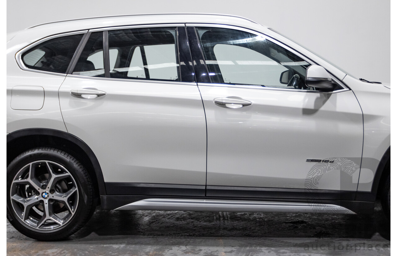 06/2016 BMW X1 sDrive 18d F48 4D Wagon White Turbo Diesel 2.0L
