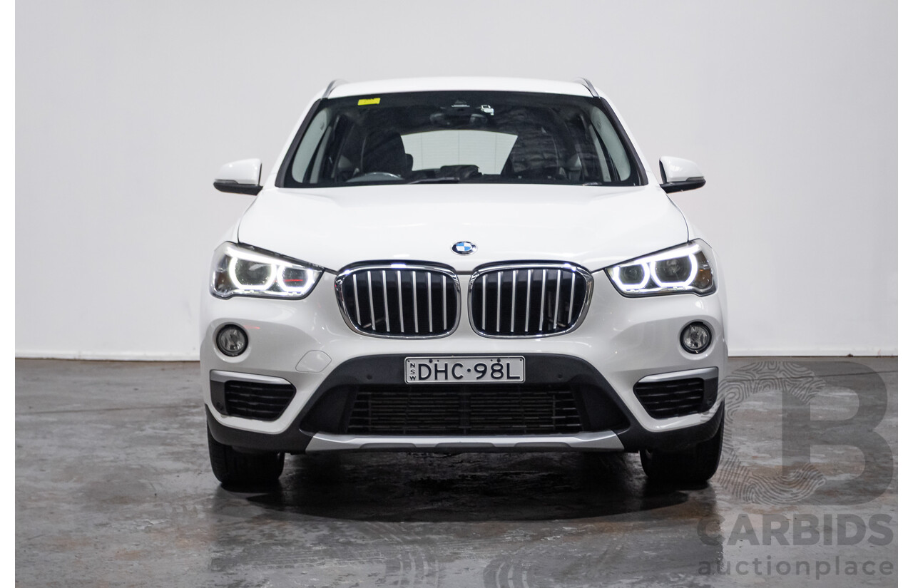 06/2016 BMW X1 sDrive 18d F48 4D Wagon White Turbo Diesel 2.0L