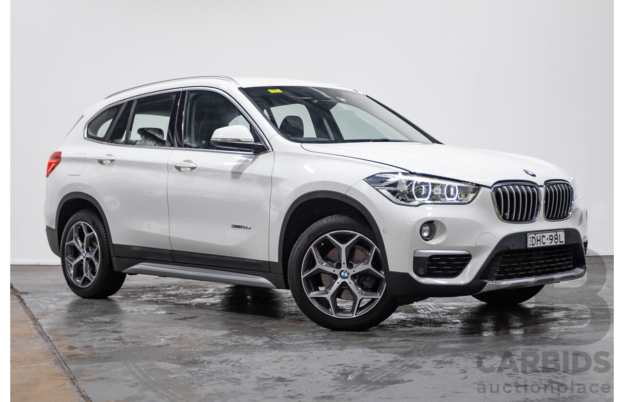 06/2016 BMW X1 sDrive 18d F48 4D Wagon White Turbo Diesel 2.0L
