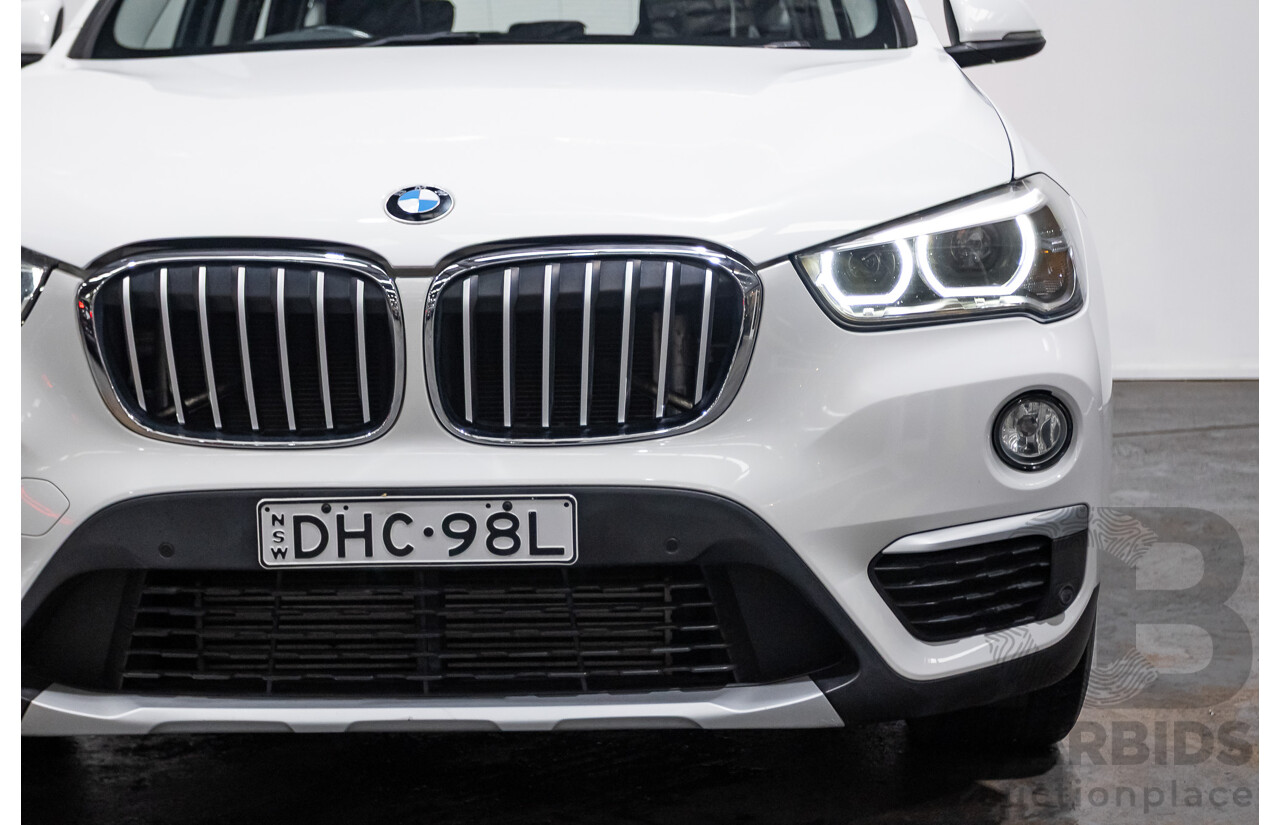 06/2016 BMW X1 sDrive 18d F48 4D Wagon White Turbo Diesel 2.0L
