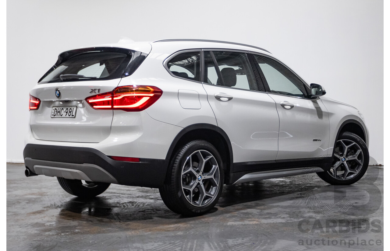06/2016 BMW X1 sDrive 18d F48 4D Wagon White Turbo Diesel 2.0L
